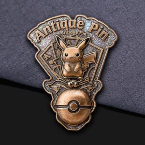 Vintage Glitter Pikachu Antique Collectible Pin