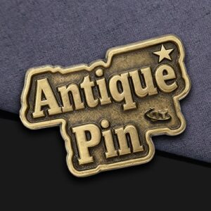 Vintage-Style Antique Themed Brass Pin
