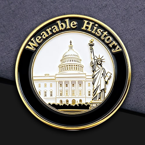 Wearable History US Landmarks Enamel Pin