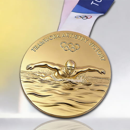 The Triple Crown Swim Medal