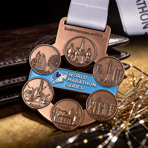 World Marathon Series Multi-City Landmark Medal