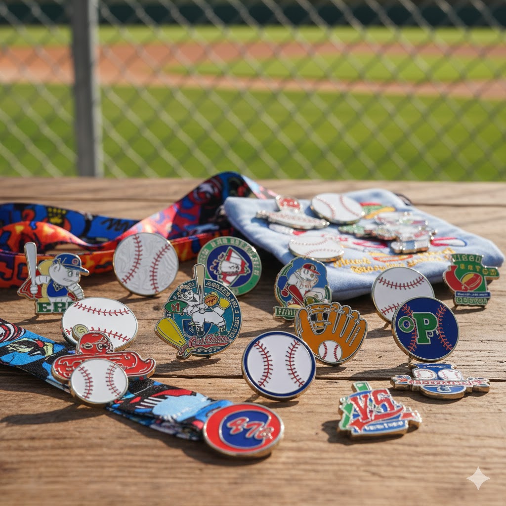 Custom Baseball Trading Pins