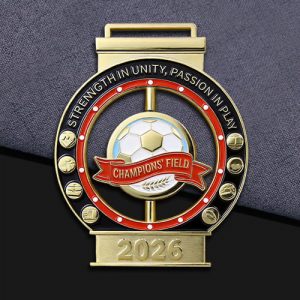 2026 Championship Spinner Soccer Medal
