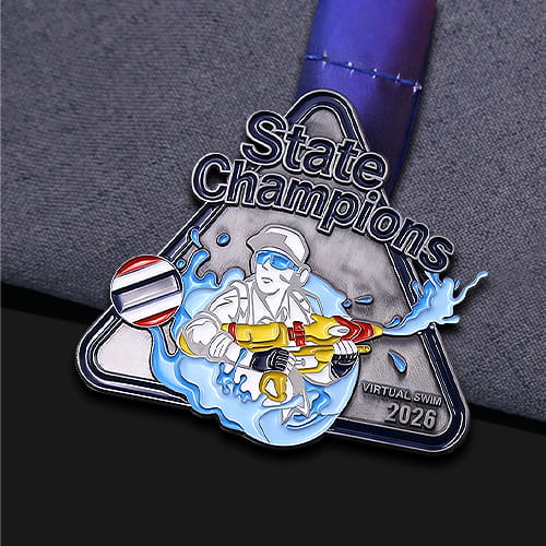 2026 State Swim & Splash Award Medal