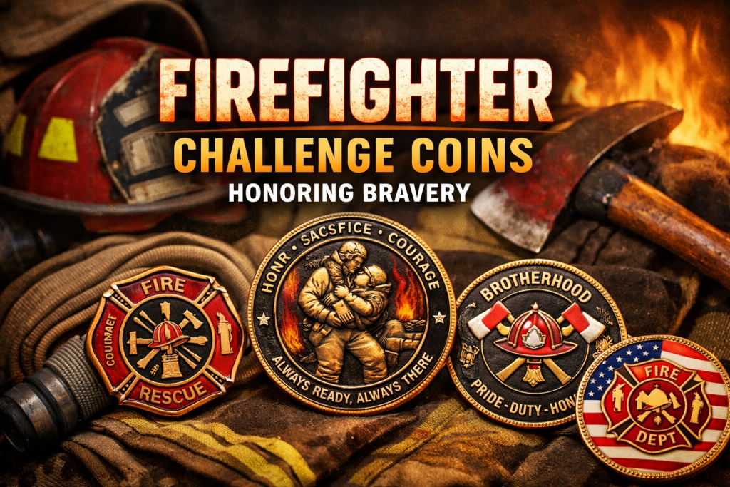 Firefighter challenge coins