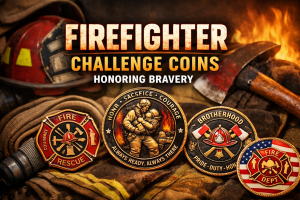 Firefighter challenge coins