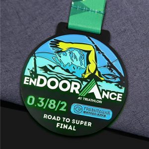 Grow in the Dark Swimming Medal