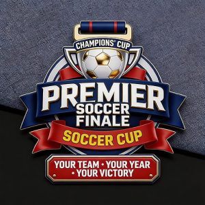 Soccer Finale Championship Trophy Medal