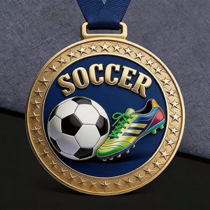 The Dynamic Soccer Medallion Medal