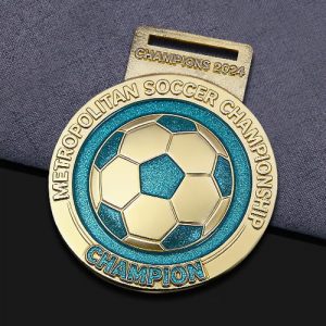 Urban Glitter Soccer Champion's Award Medal