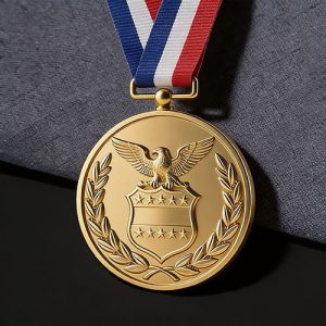 Air Force Ribboned Eagle Shield Medal
