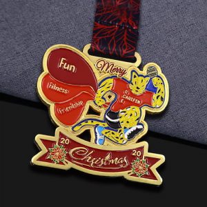 Carifin Christmas Fun Run Medal
