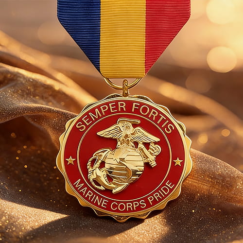 Classic Gold Marine Corps Medal