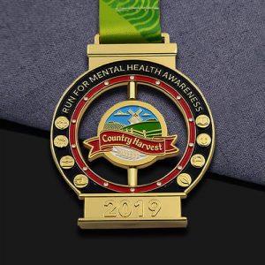 Harvest Run for Mental Health Medal