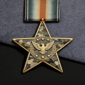 Military Valor Camo Star Medal