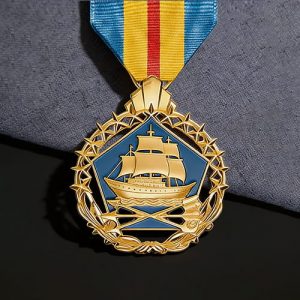 Openwork Naval Commendation Star Medal