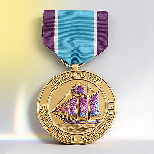 The Glittering Sails of Distinction Medal