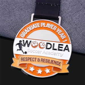 Woodlea Soccer Academy Y1 Graduate Medal
