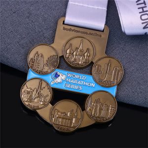 World Marathon Series Multi-City Landmark Medal