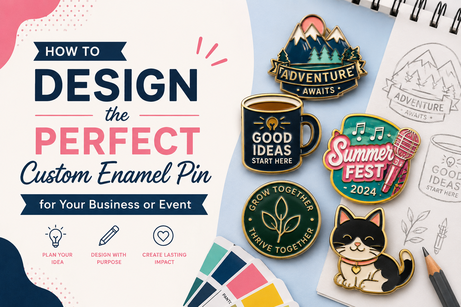 How to Design the Perfect Custom Enamel Pin for Your Business or Event