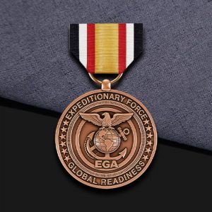 Classic Eagle Globe Anchor Medal
