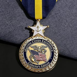 Custom Pendant Star Excellence Medal