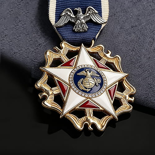 Custom Reinstones EGA Marine Corps Medal