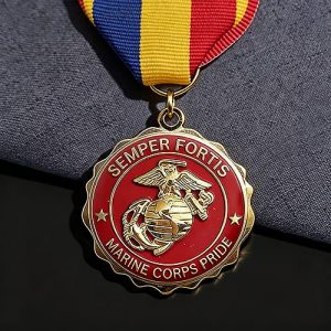 Epoxy Classic Gold Marine Corps Medal