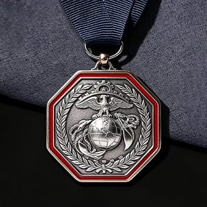 Red Accent Star Vanguard Medal