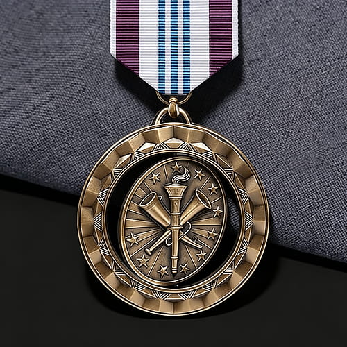 Spinning Torch & Bugle Marine Corps Medal