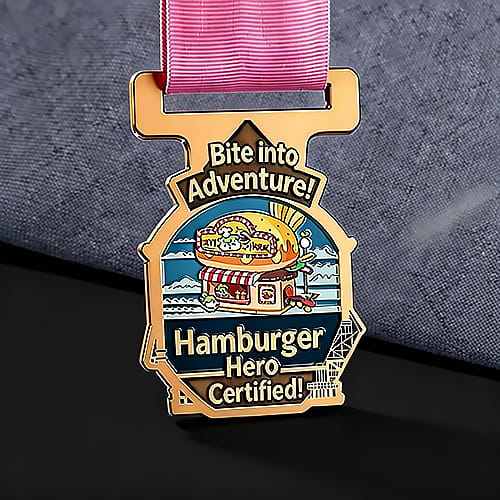 Certified Hamburger Hero Game Medal