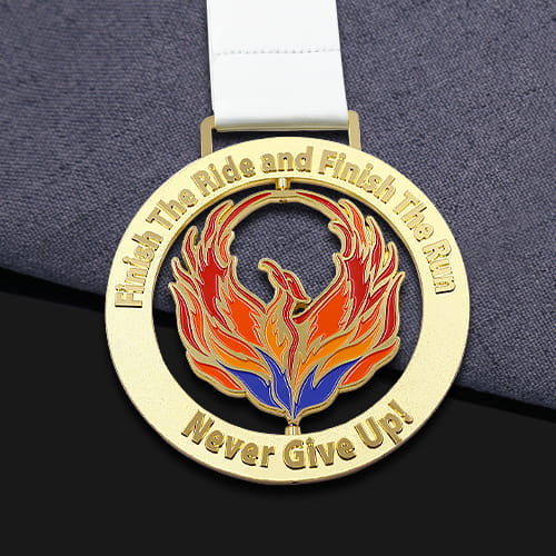 Endurance & Resilience Phoenix Spinner Medal