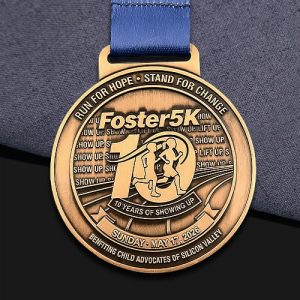 Foster 5K 10th Anniversary Medal