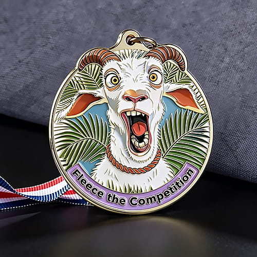 Goat Run – Fleece the Competition Medal