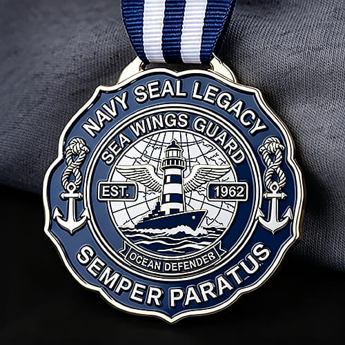 Sea Wings Guard Ocean Defenders Medal