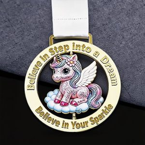 Sparkle Walker Unicorn Spinner Medal