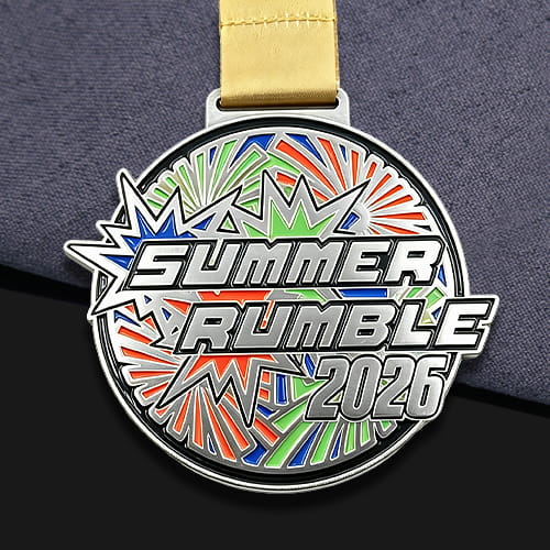 Summer Event Sports Finisher Medal - Sliver