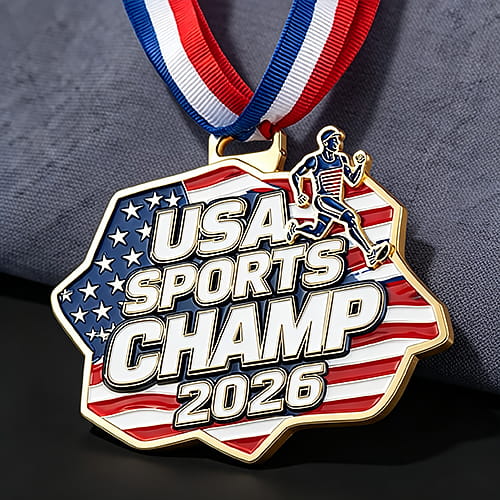 USA Sports Champ 2026 Charity Finisher Medal